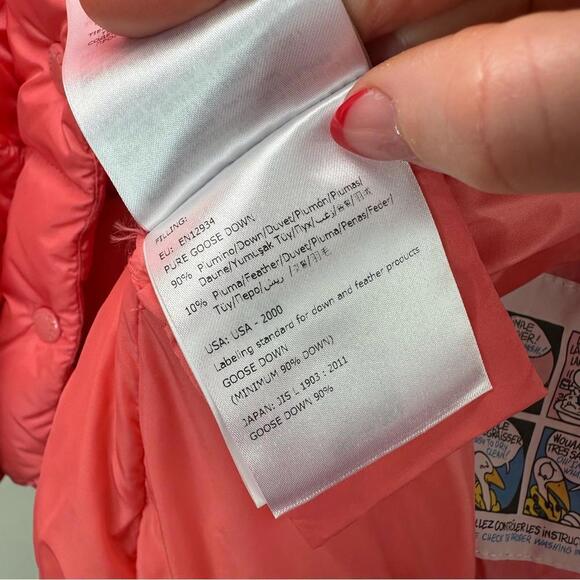 Moncler Kids Snap Button Caille  Giubbotto Snap Button Down Puffer Jacket - Picture 8 of 12